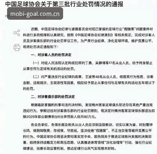 足协重拳整治足坛乱象，购彩者必看的禁足名单实用分析